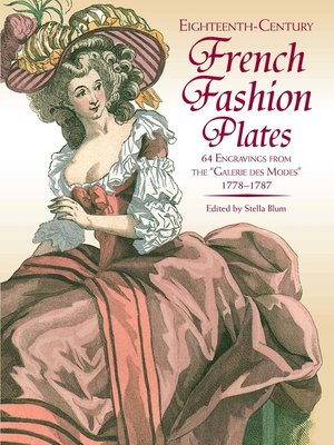 cover image of Eighteenth-Century French Fashion Plates in Full Color